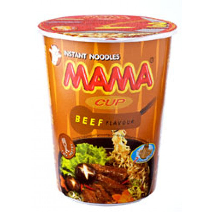 Mama Instant Cup Noodles Beef Flav. 70g – Asianmarket.be