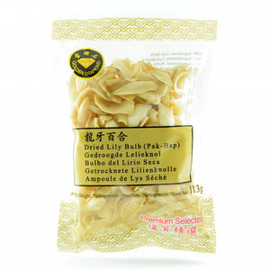 Golden Diamond Dried Lily Bulb (Pak-Hap) 113g 金钻石干百合