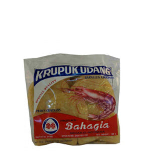 Bahagia Ongebakken Krupuk Udang 500g