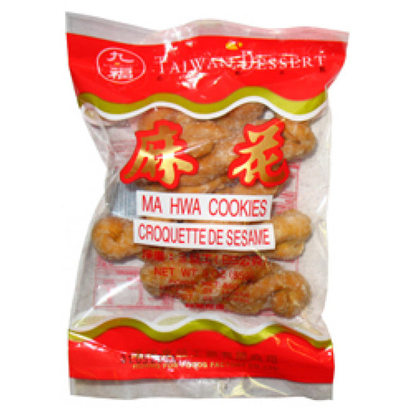 Cho Fu Ma Hwa Cookie 85gr 九福麻花餅