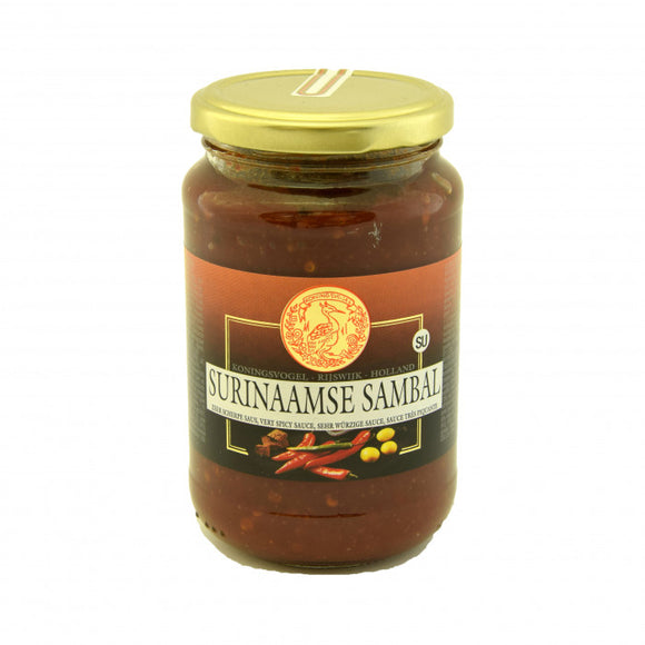 Koningsvogel Sambal Surinaamse Sambal 375g