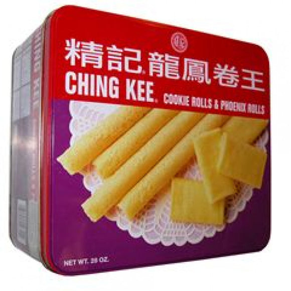 Ching Kee Cookie Rolls & Phoenix Rolls 800g / 精记龙凤卷王 800g