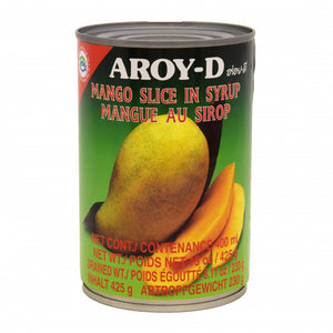 Aroy-D Mango Slice In Syrup 425g / 泰国糖水芒果罐头 425g