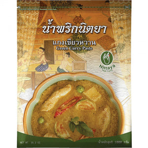 Nittaya Green Curry Paste 泰國綠咖哩醬 1kg