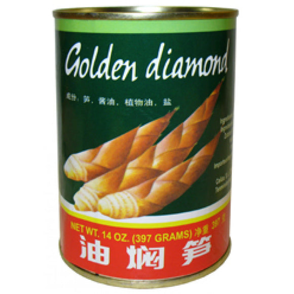 Golden Diamond Braised Bamboo Shoots 397g 浙江油燜筍