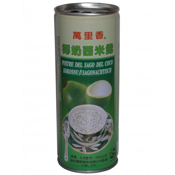 Mong Lee Shang Coconut Sago Dessert 250g 萬里香椰奶西米露