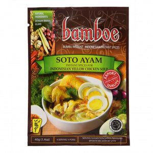 Bamboe Bumbu Soto Ayam (Instant Spices For Yellow Chicken Soup) 40g