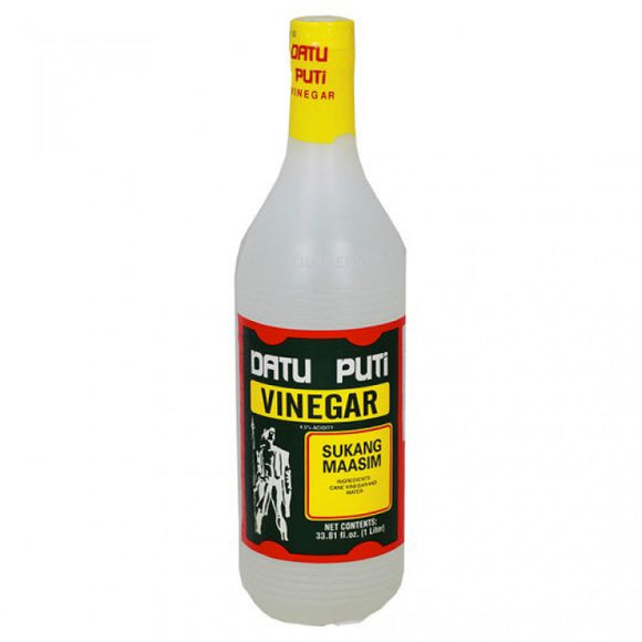 Datu Puti White Vinegar Sukang Maasim PVC 1ltr