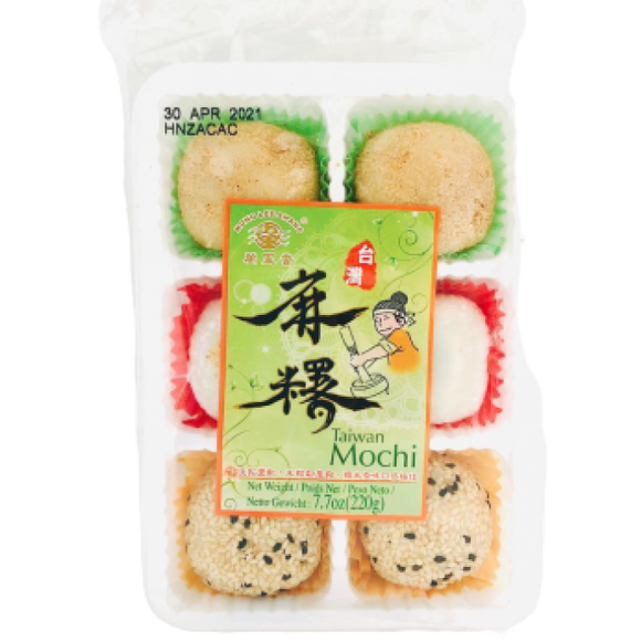 MLS Glutinous Rice Cake Assorted Flavour 220gr / 万里香什锦麻糬克