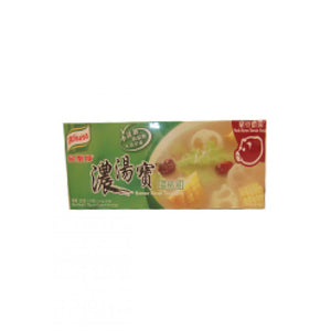 Knorr dense Soup Base Pork Bone Flavour  128g (4pcs) 家樂牌豬骨濃湯寶