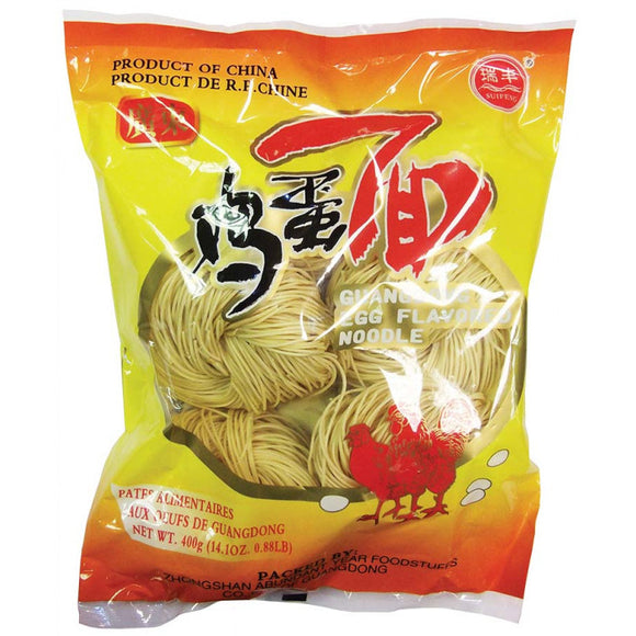 Suifeng Brand Guangdong Egg Flavoured Noodles 400g鸡蛋面