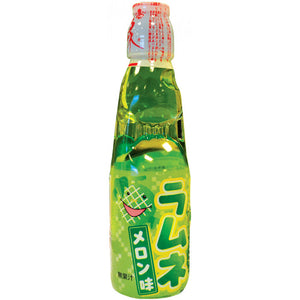 Hatakosen Ramune Soda Melon Carbonated Drink 200ml