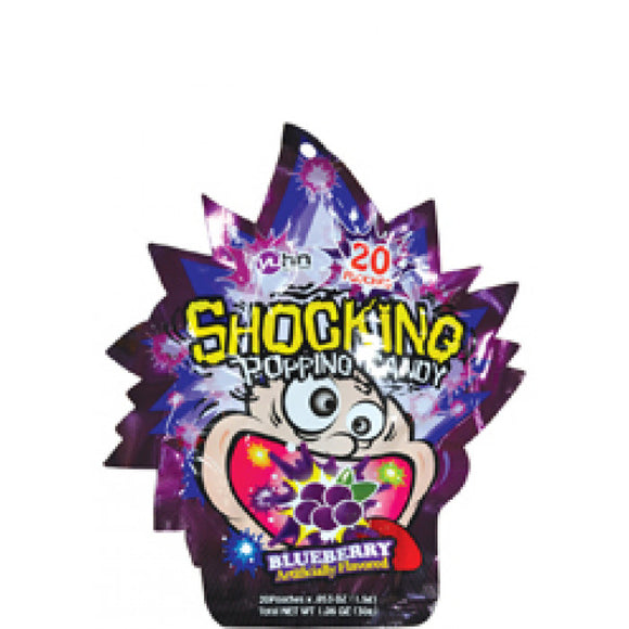 Yuhin Shocking Popping Candy Blueberry Flav. 30g 藍莓味跳跳糖