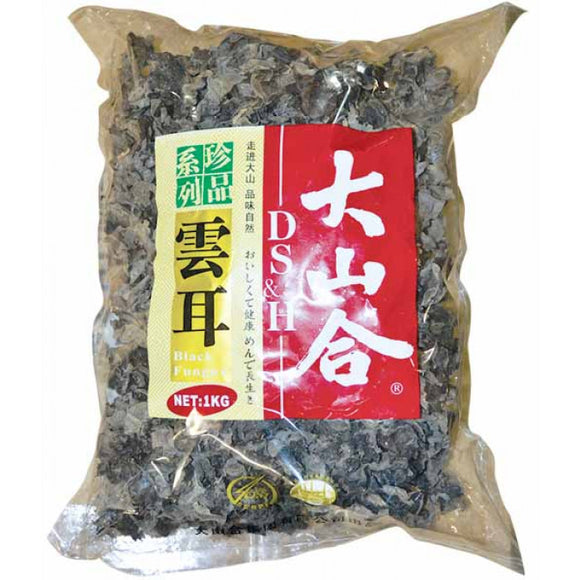 Mountains Dried Black Fungus 1KG / 大山合 云耳 1KG