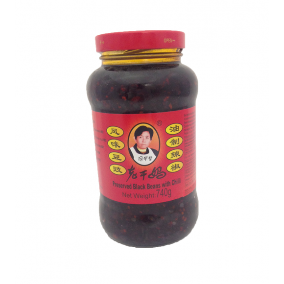 Old Mother Preserved Black Bean With Chilli  740g / 老干妈风味豆豉 740g