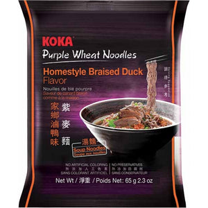 Koka Purple Wheat Noodles Braised Duck Flavour 可口紫麥即食麵 65g