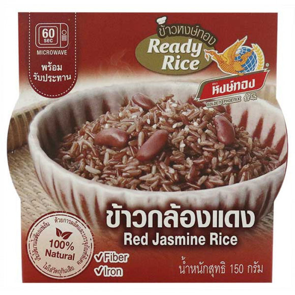 Golden Phoenix Ready Rice Red Jasmine Rice 150g / 金凰牌 熟红米饭 150克