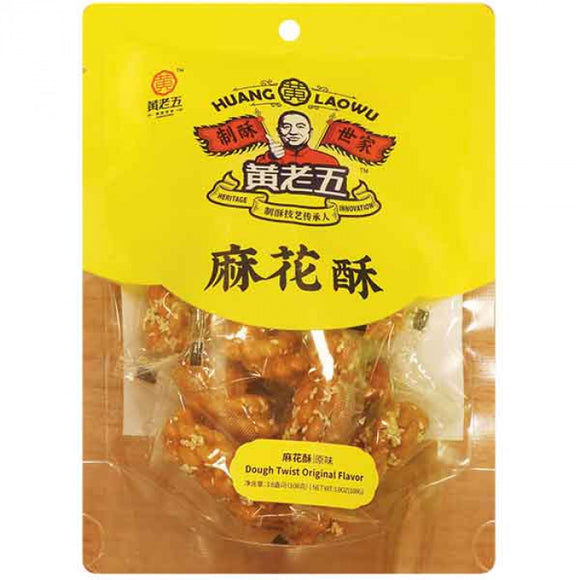 Dough Twist Original Flavour 108g / 黄老五原味麻花酥（独立包装）108g