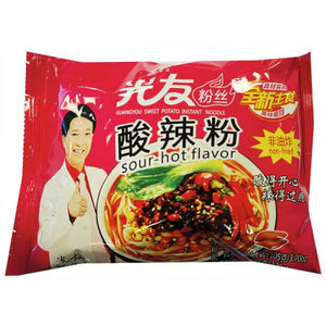 GUANG YOU Instant Vermicelli Hot & Sour Flav. 105g / 光友无明矾方便粉丝袋装-酸辣粉口味 105g