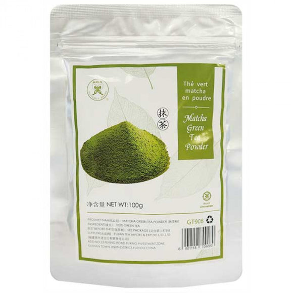 Butterfly Brand Green Tea Powder (Matcha) GT908 100g / 蝴蝶牌抹茶粉 100g