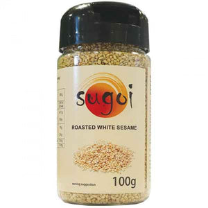 Sugoi Roasted White Sesame 100g / 精制香烤白芝麻 100克