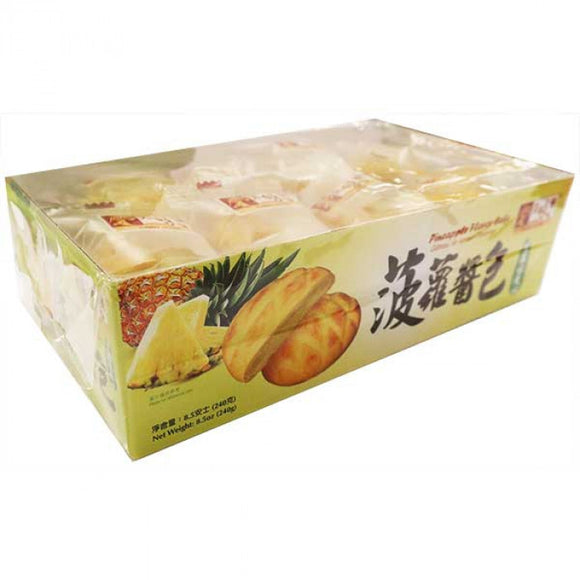 YUMMY HOUSE Pineapple Flavor Cake 240g / 美味栈菠萝酱包 （菠萝味夹心）260g