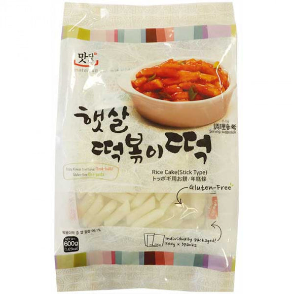 Young Poong Rice Cake Stick Type 600g / 韩国年糕条 3x200克