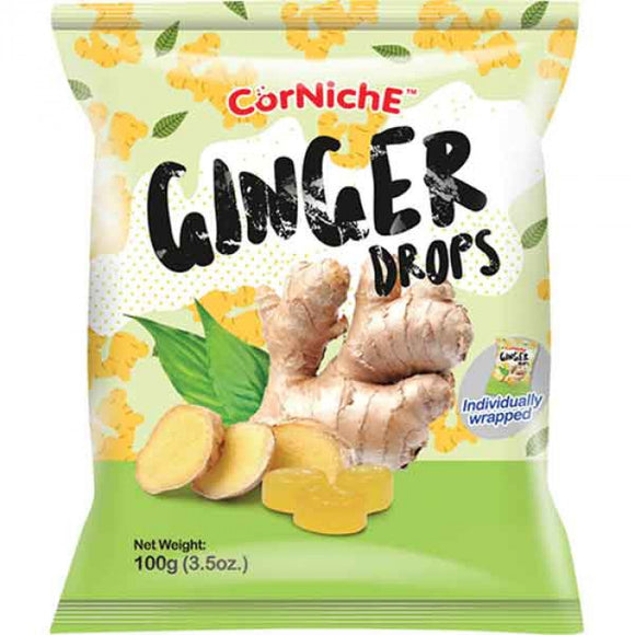 Corniche Ginger Hard Candy 100G / 可尼斯 原味姜糖 100克