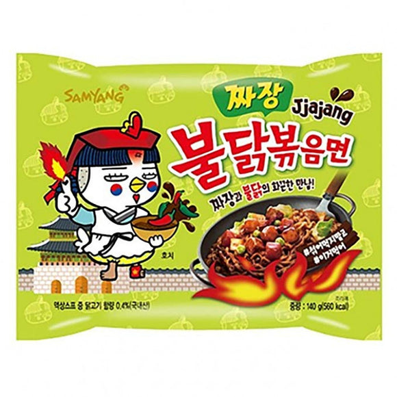 Samyang Hot Chicken Flavor Jjajang 140g / 三养 炸酱味火鸡面 140克