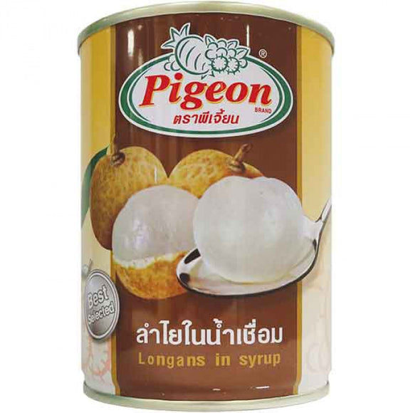 Pigeon Longan In Syrup 565g / 糖水龙眼罐头 565g