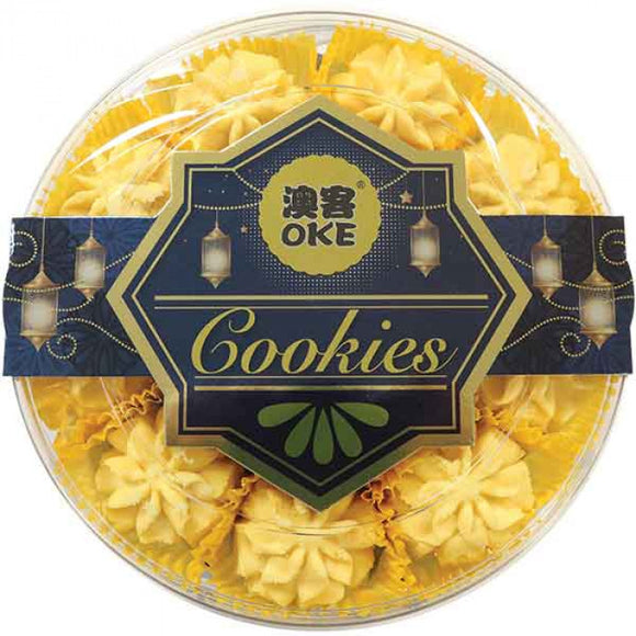 OKE Butter Cookies Original 260g / 澳客 曲奇小饼 原味