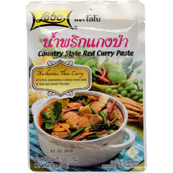 Lobo Red Curry Paste Country Style 50g